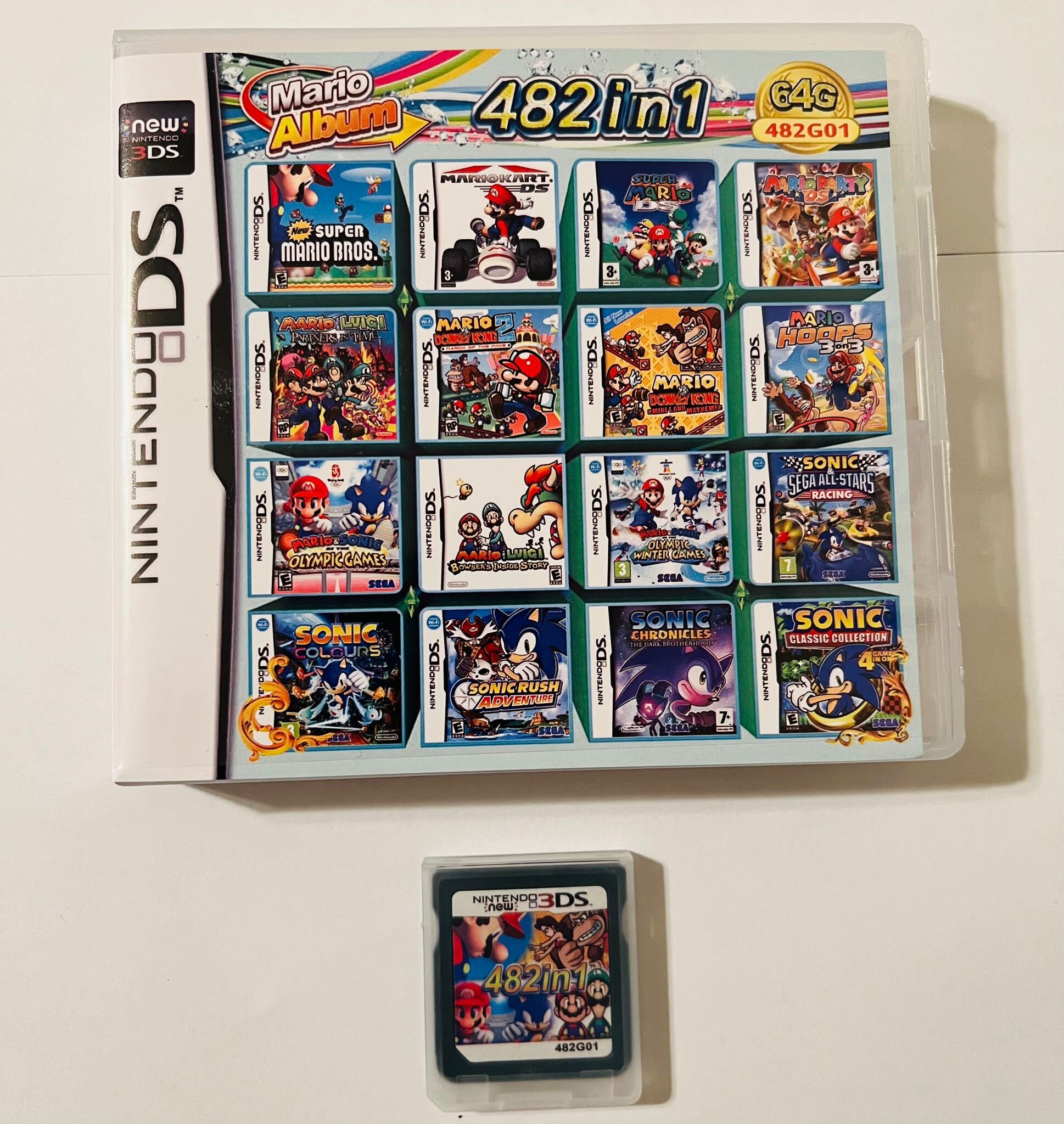 All ds games hot sale on one card