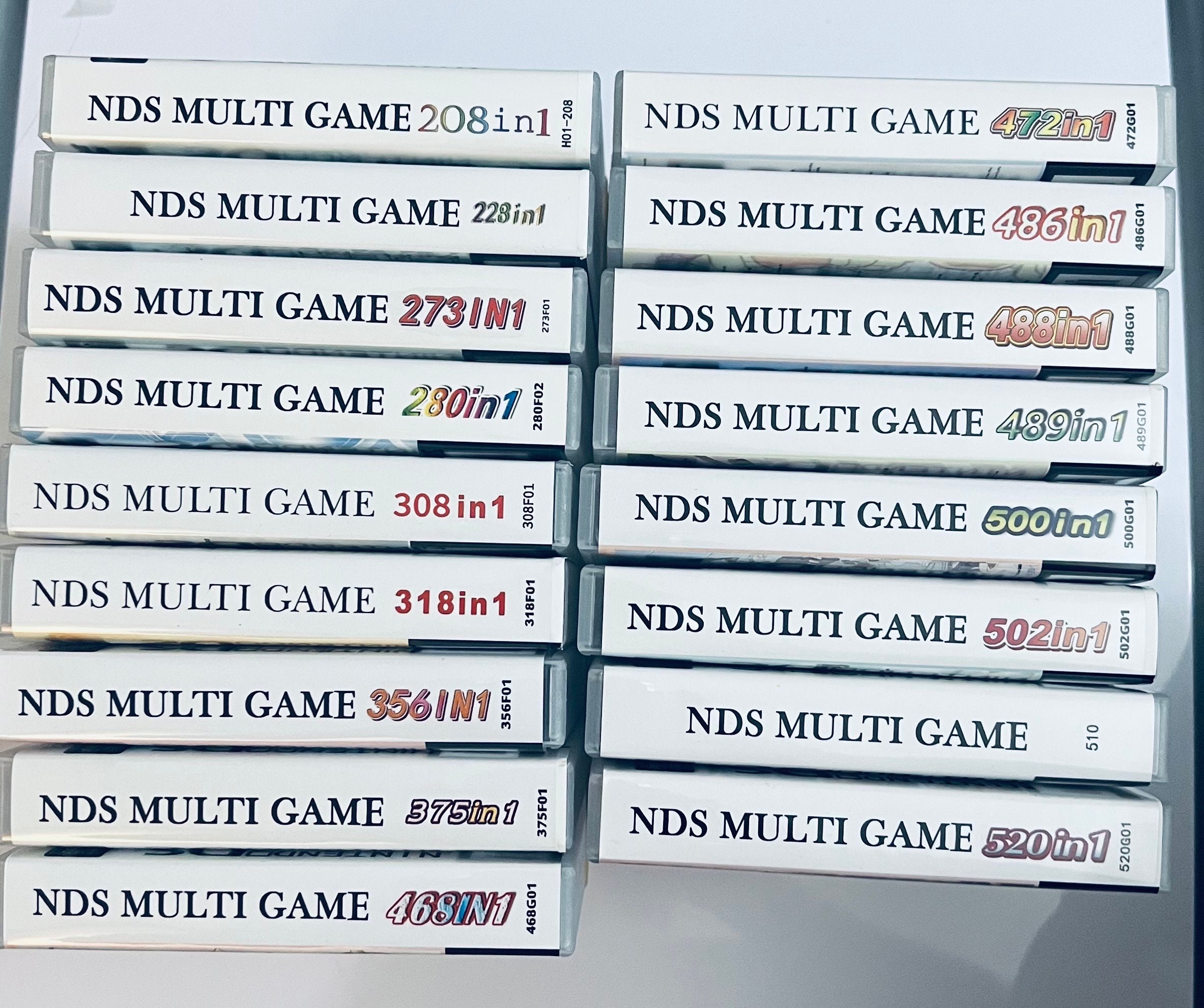  208 in 1 MULTI CART Super Combo Video Games Cartridge Card for  Nintendo DS NDS 3DS XL 3DSXL 2DS NDSL NDSI : Video Games