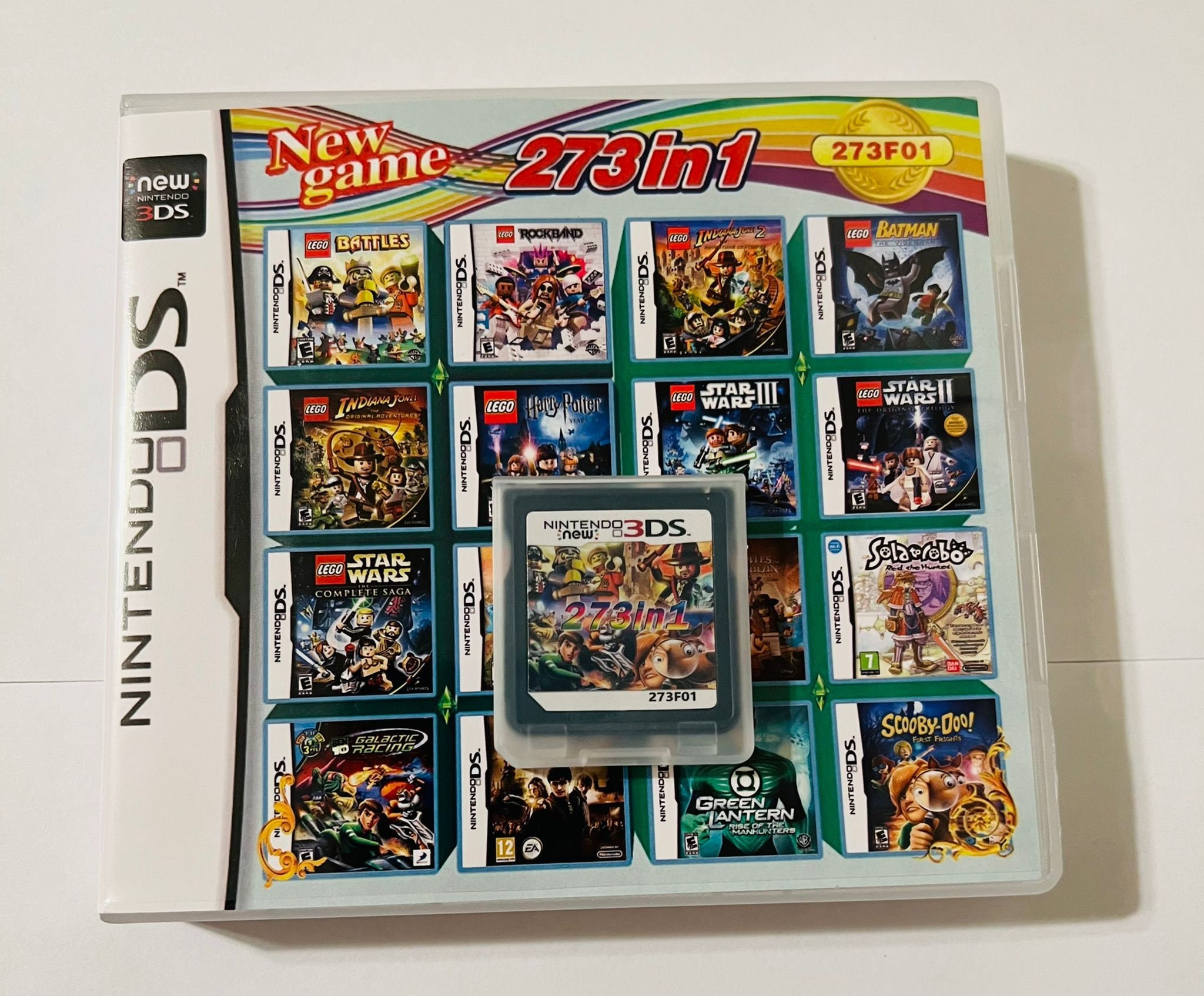 273 in 1 Super Combo All in 1 Game Cart Games Cartridge for