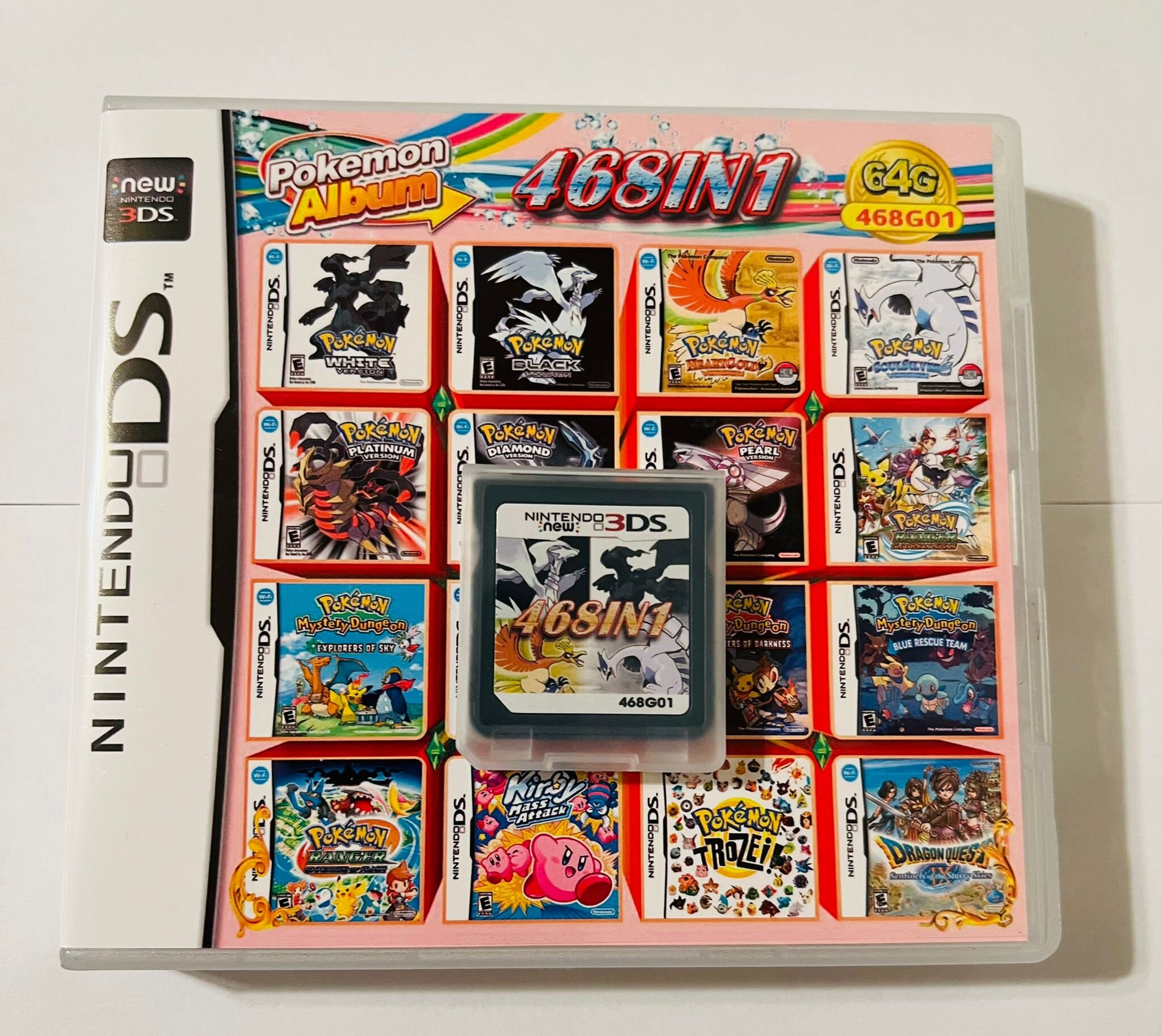 468 in 1 Super Combo All in 1 Game Cart Games Cartridge for