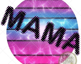 Mama PNG //Diseños de sublimación//Diseño transparente//Girly PNG//ClipArt//Instant Download//Digital Download//PNG//Shirt Designs//Retro