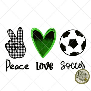 Fussball PNG/Fussball Designs/Sublimation Design/PNG/Digital Download/Instant Download/Sport Designs/Animal Print/Peace Love Soccer