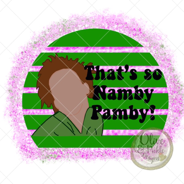 Funny PNG//Drop Dead Fred//Namby Pamby//Sublimation Designs//Transparent Design//Clip Art//Instant Download//Digital Download//PNG//Designs
