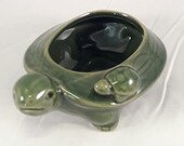 5 quot small Ceramic Turtle with Baby Planter Pot -Lucky Bamboo Vase