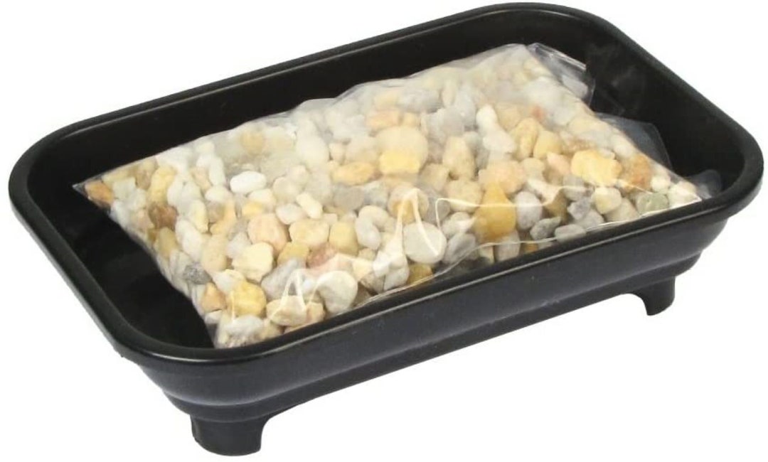 Bonsai Humidity Drip Tray 4 X 6 With Pebbles Etsy