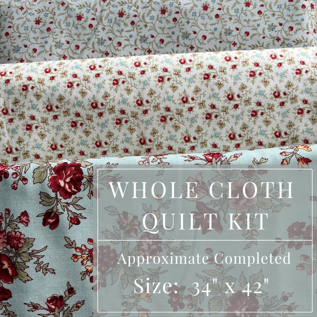 Whole Cloth Baby Quilt Kit Whole Cloth Quilt Kit for Baby Etsy