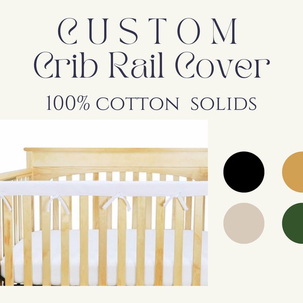 Crib Rail Cover Etsy