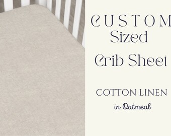 New Cottagecore Nursery Gender Neutral Linen Crib Sheet Gift for Baby Shower Gift Changing Pad Cover Baby Gift for New Mom Gift for Nursery