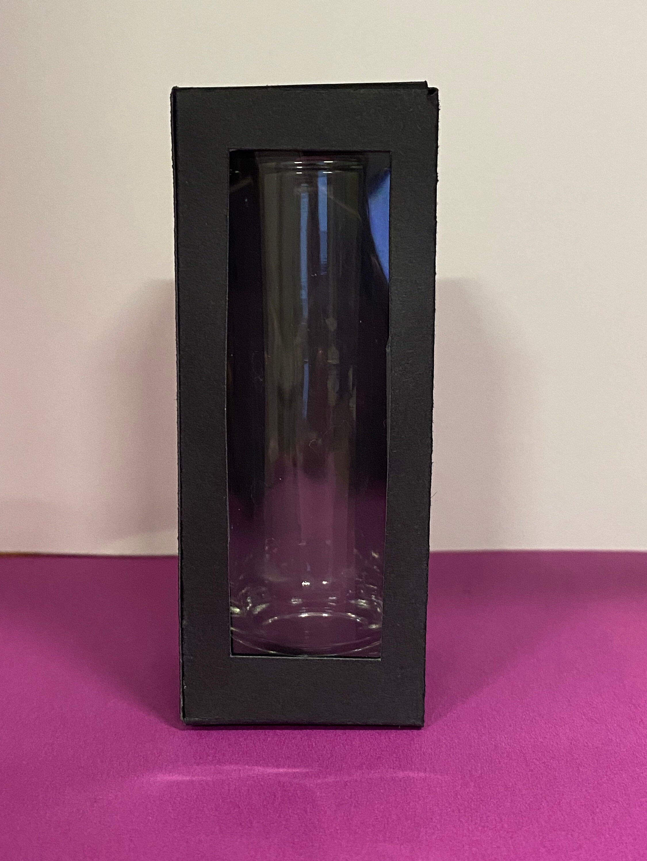 Single Shot Giftbox With View Window, 2oz Shot Glass Template SVG