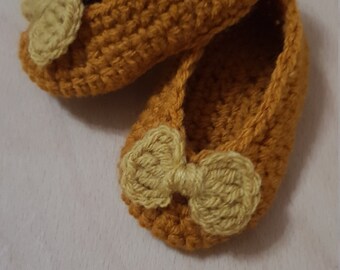 Chaussons Bebe Crochet Blanc Bapteme Etsy France