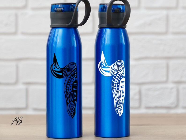 Loon With Abstract Fill/mandala | Svg-png-dxf-jpg-eps-pdf | Cricut ...
