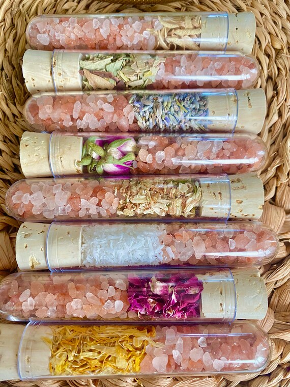 Red Sea Salts Bath Salts With Different Scents and Flowers Etsy