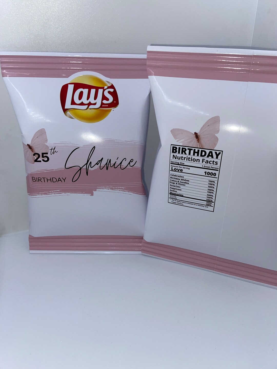 Personalized Chip Packets Etsy