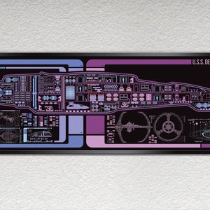 Science Fiction Schematic - 36 x 11.75 inches Print