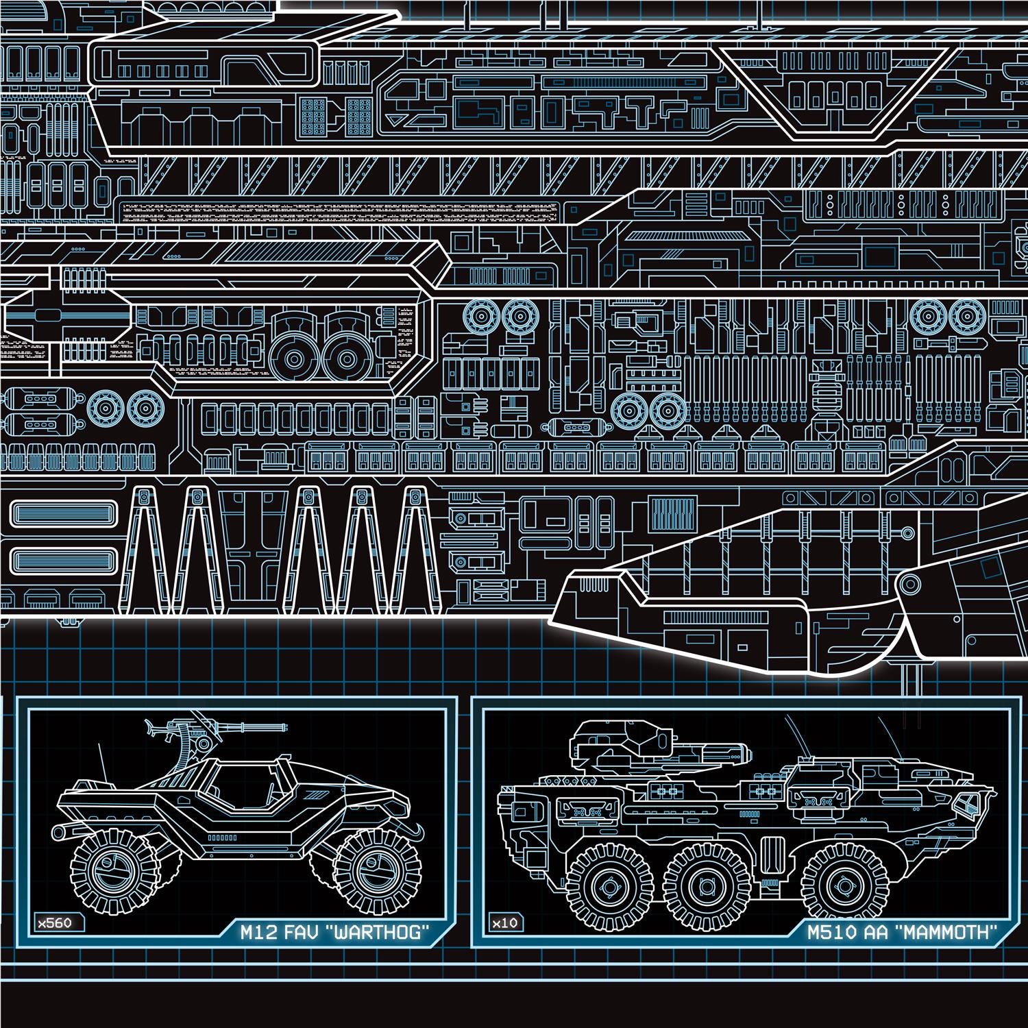 UNSC Infinity - Infinity Class Starship - 36 X 11.75 Inch Print - Etsy