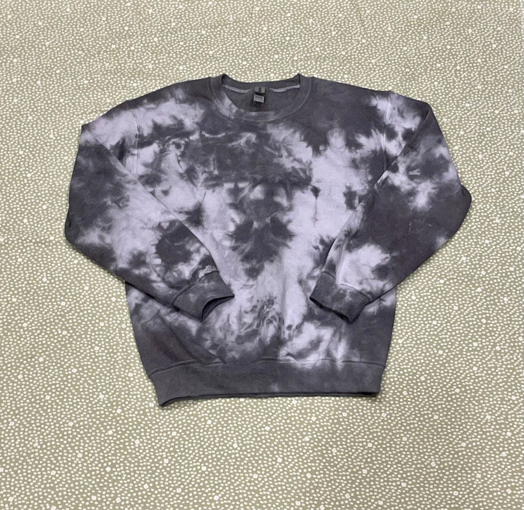 dark grey tie dye