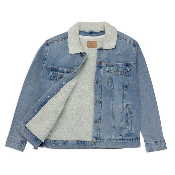 Jacke für Ihn, Denim Sherpa Jacke, Unisex Jeansjacken, Jeansjacke Männer, Sherpajacke, Jacke für Frauen, Herbstjacke, Herbstjacke