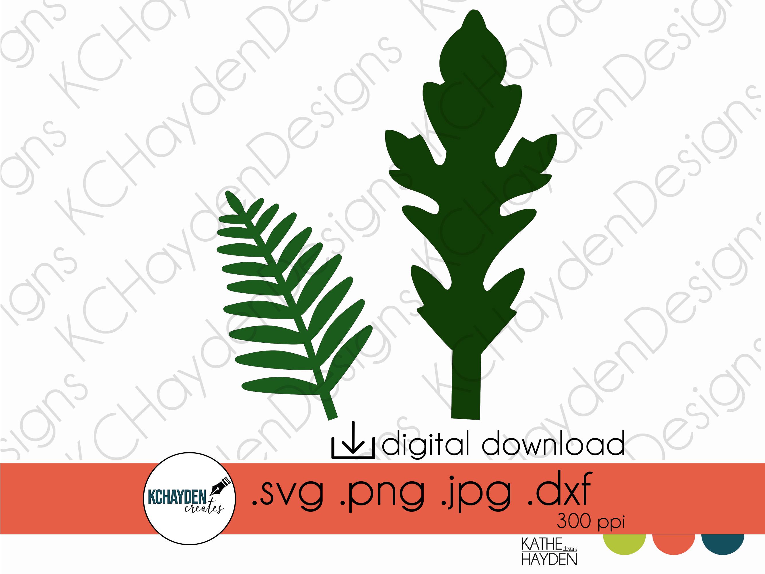 Leaf SVG Cut File | Instant Download Includes Dxf/png/jpeg Files for ...