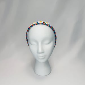 Rainbow Daisy Headband LGBTQ Statement Headpiece Pride Rainbow Hair Accessory LGBTQ Fascinator
