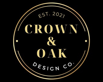 Crown & Oak Design Co. - Personalized Signs For Home Decor  - Custom Sign Listing