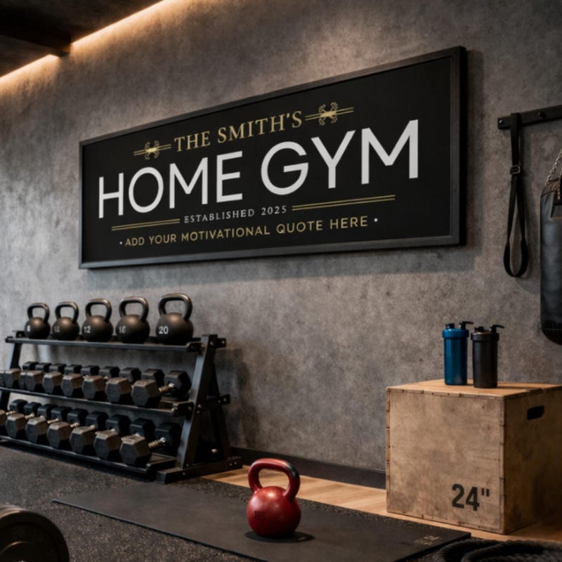 Custom Gym Signs - Etsy