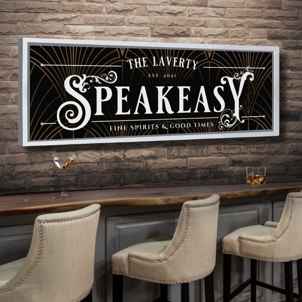 Speakeasy Sign - Etsy
