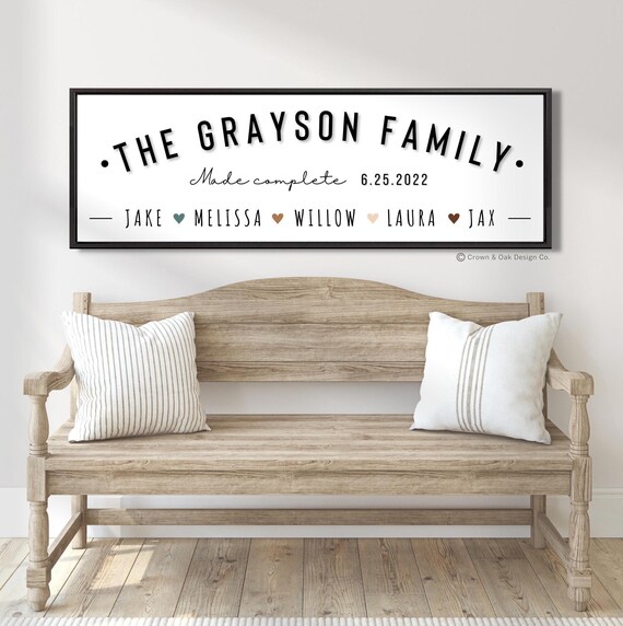 Family Adoption Sign, Personalized Gotcha Day Gift
