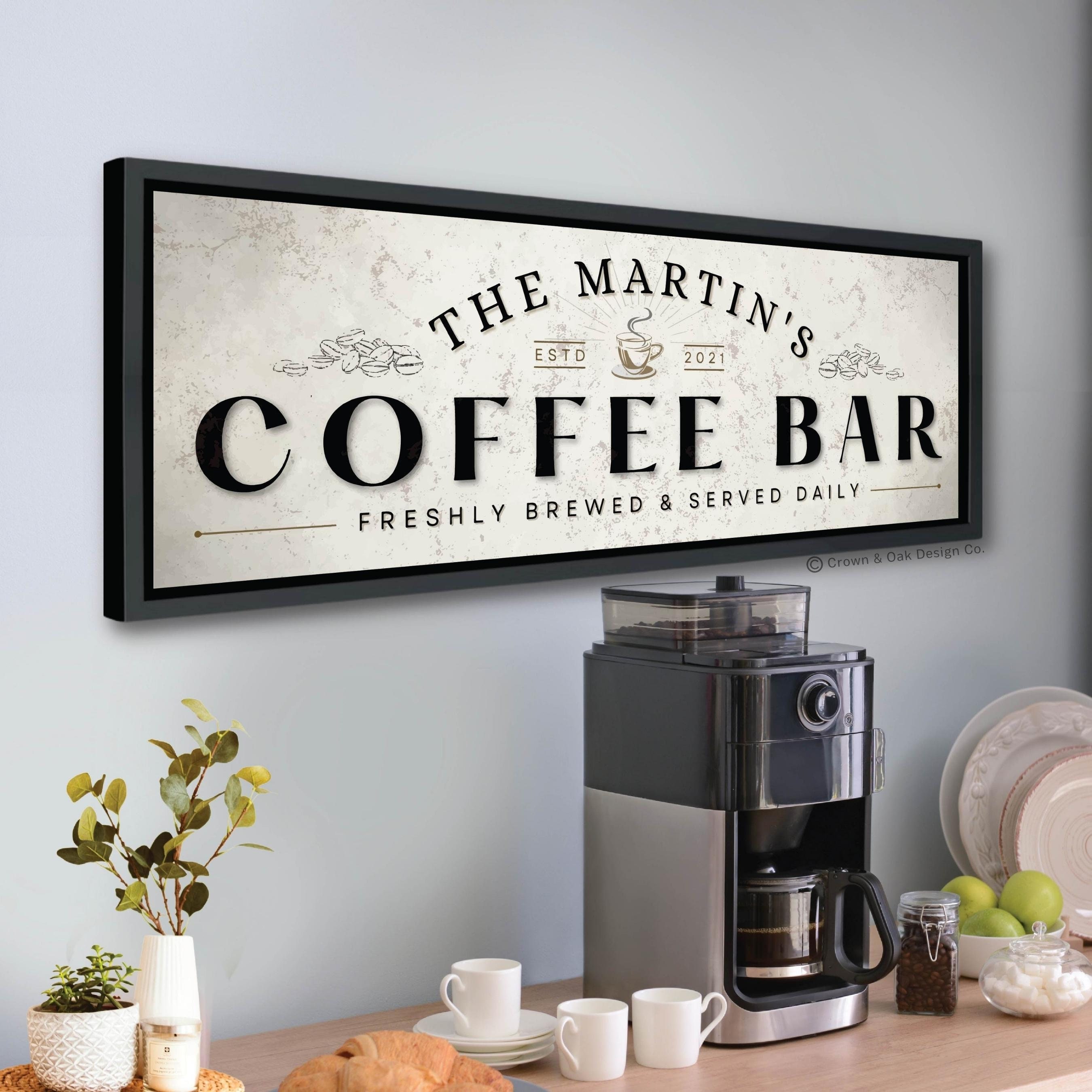 20+ Coffee Bar Signs to Make for Your Home - Mod Podge Rocks