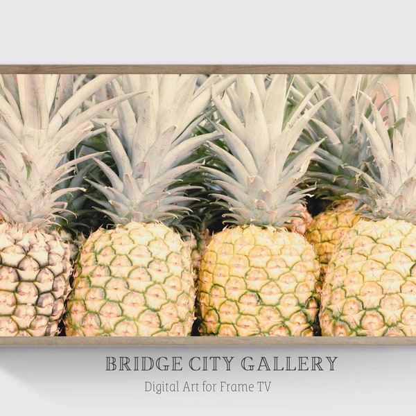 Samsung Frame TV Art, Tropical, Hawaii, Pineapples, Maui, Coastal, Hawaiian, Art for Frame TV, Instant Download