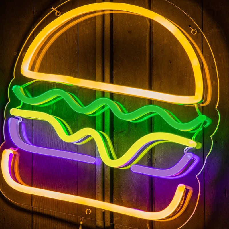 Néon Pour Restaurant | Néon Bar Enseigne Lumineuse Entreprise Décoration et Restaurant