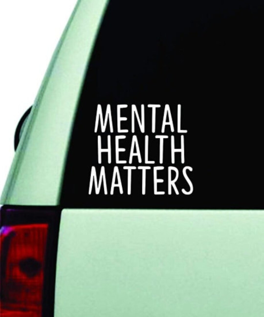 Mental Health Matters Wall Decal Art Sticker Decor Car Truck Window ...