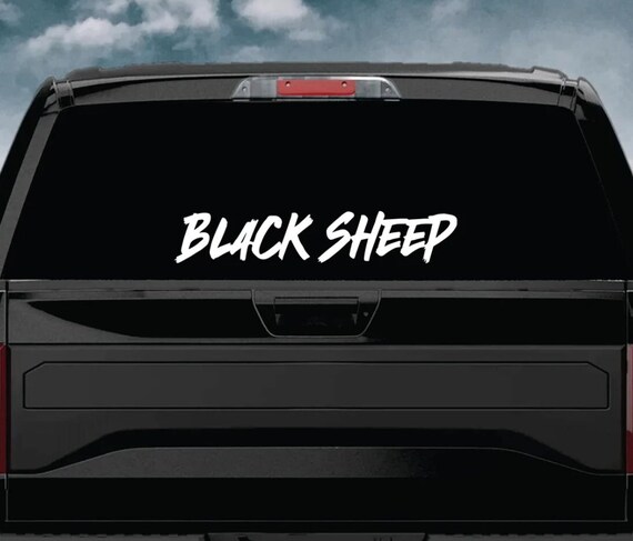thumbnail image 2 of "BLACK SHEEP" Vinyl Decal Sticker - Oracal - For Car, Truck, JDM, Diesel - Multiple Placement Options 2 of 2