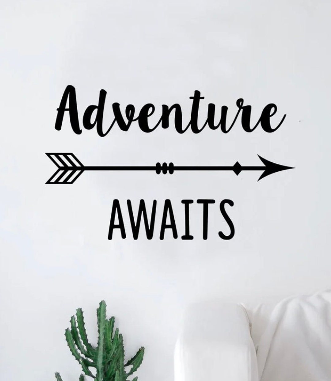 Adventure Awaits V16 Wall Decal Art Sticker Vinyl Home Decor Girls Boys ...