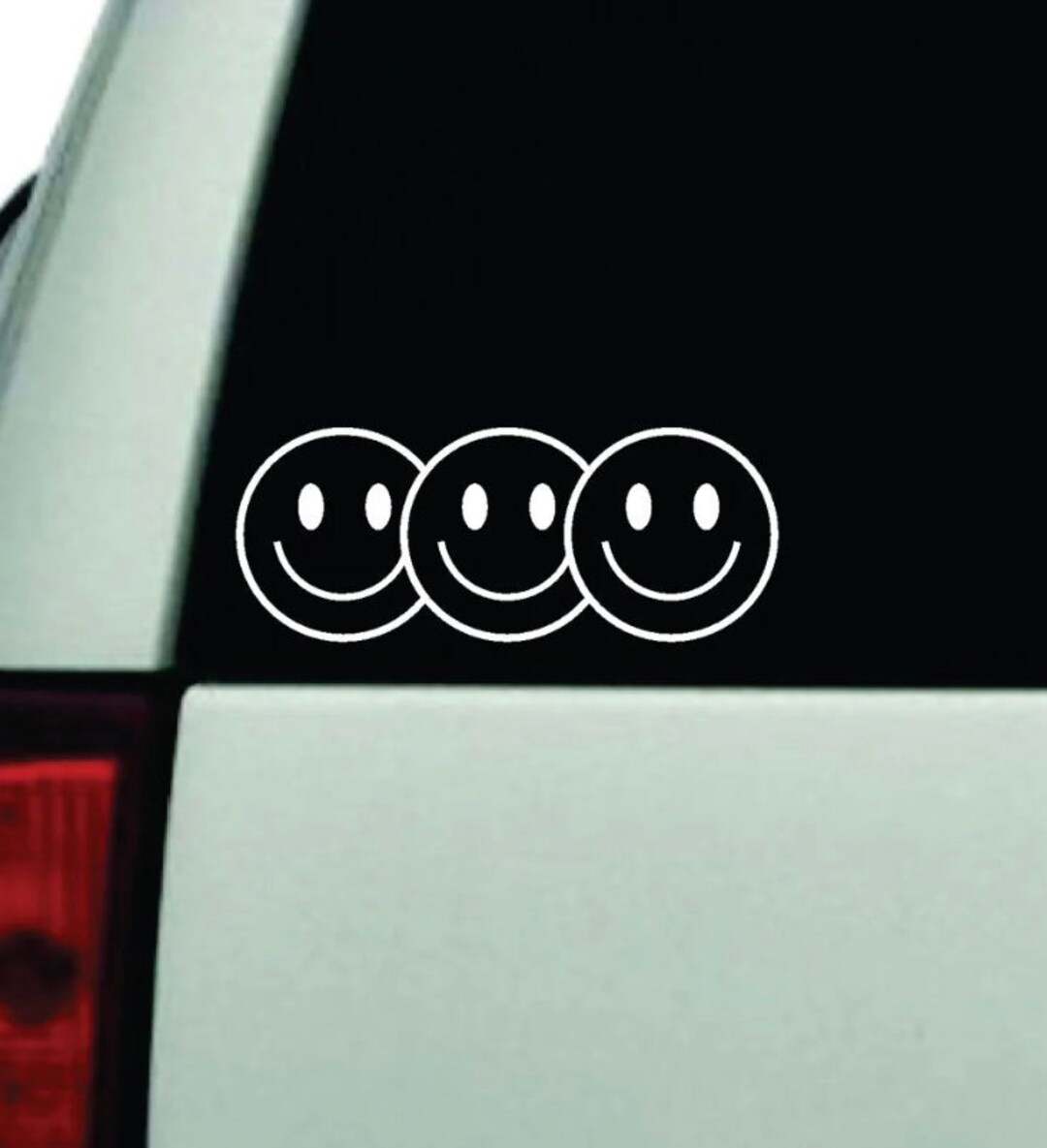 Smiley Faces Wall Decal Sticker Decor Car Truck Window Windshield Mom ...