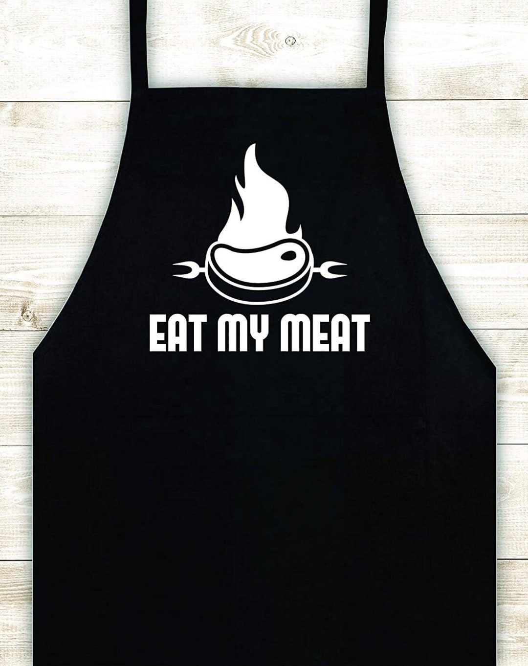 Eat My Meat V2 Apron Kitchen Cooking Grilling Chef BBQ Grill Bake Food