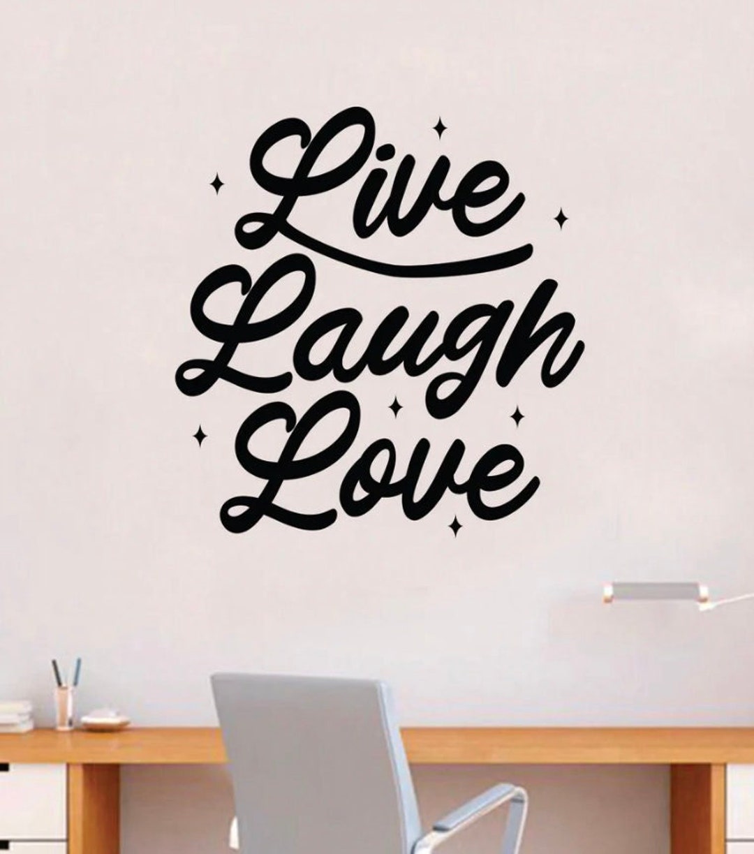 Live Laugh Love V3 Wall Decal Art Sticker Vinyl Home Decor Girls Boys ...