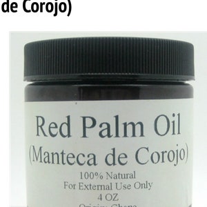 Rode palmolie 4oz