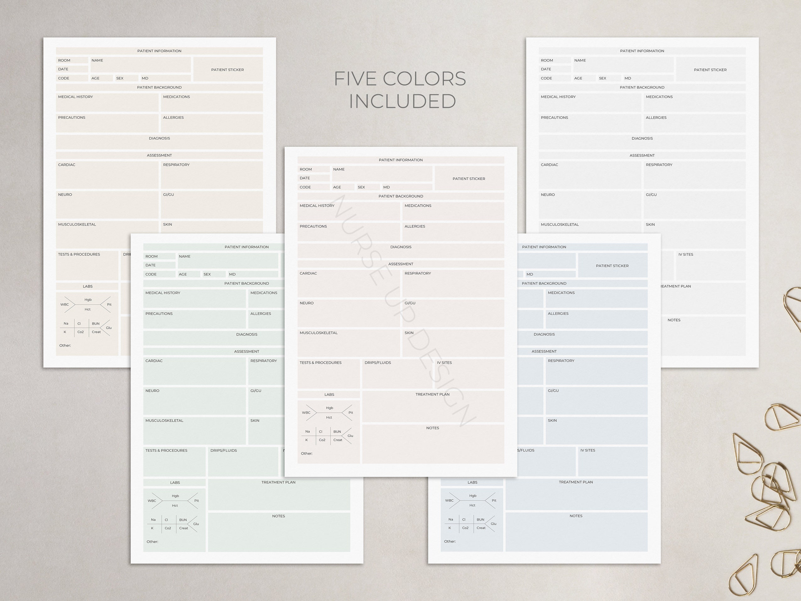 Nursing Report Sheet Nurse Report Printable PDF Nurse - Etsy