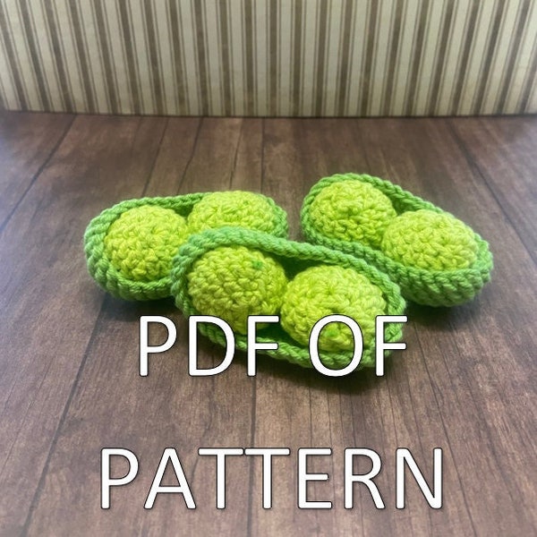 Crochet Pattern - Pea Pod - PDF ONLY