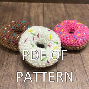 Crochet Pattern - Donut - PDF ONLY