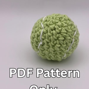 Crochet Pattern - Tennis balls - PDF ONLY