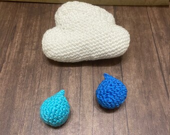 Crochet Cat Toy: Cloudy Day (3 per pack) -with catnip