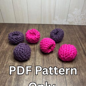Crochet Pattern - Blackberries and Raspberries - PDF ONLY