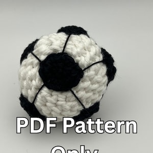 Crochet Pattern - Soccer balls - PDF ONLY