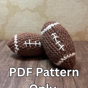 Crochet Pattern - Football - PDF ONLY