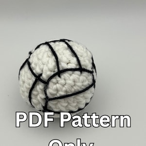 Crochet Pattern - Volleyball - PDF ONLY