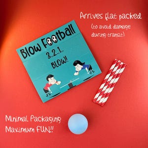 Juego de fútbol Blow - Rellenos para bolsas de fiesta - Fiesta de fútbol - Recuerdos de fútbol imagen 2