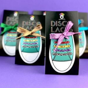 Disco Shoelaces - Disco Party Bag - Childrens gifts - Party Bag Filler