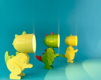 Mini Dinosaur Light, Kids Night Light Toy, Small Gift for Children, Party Bag Filler