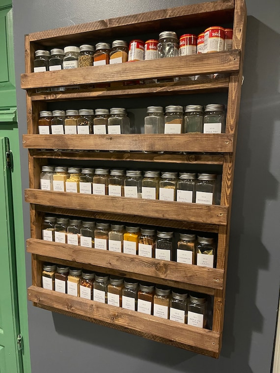 Wall Display Spice Rack